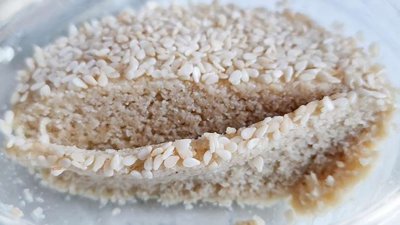 Obyčejná neslazená bílá sezamová pasta tahini, foto 9