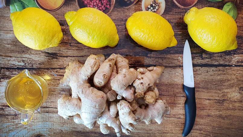 Koncentrát zázvorové, citronové a medové šťávy, foto 1
