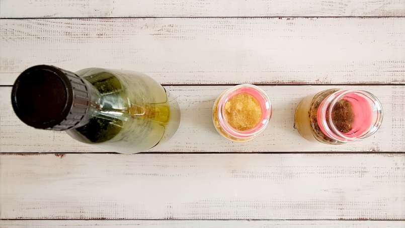 Zázvorová šťáva s medem, citronem, zeleným čajem, kurkumou, skořicí a mátou, foto 2