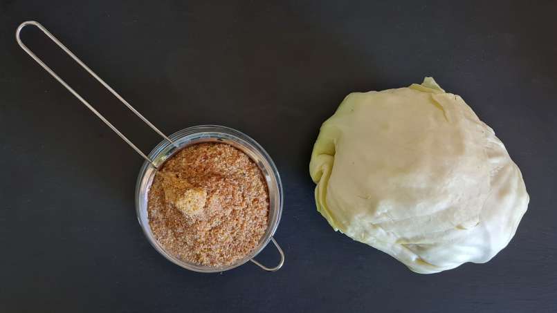 Obklad s lojem a zelnými listy, foto 2