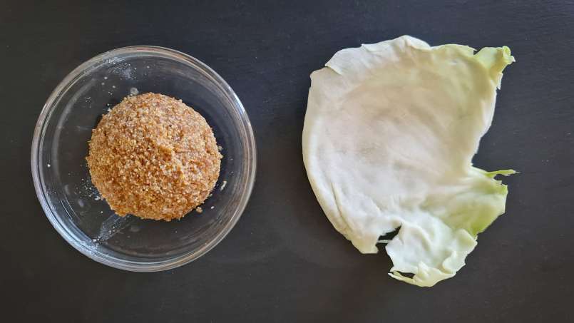 Obklad s lojem a zelnými listy, foto 4