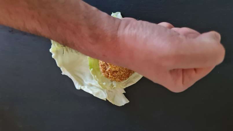 Obklad s lojem a zelnými listy, foto 6