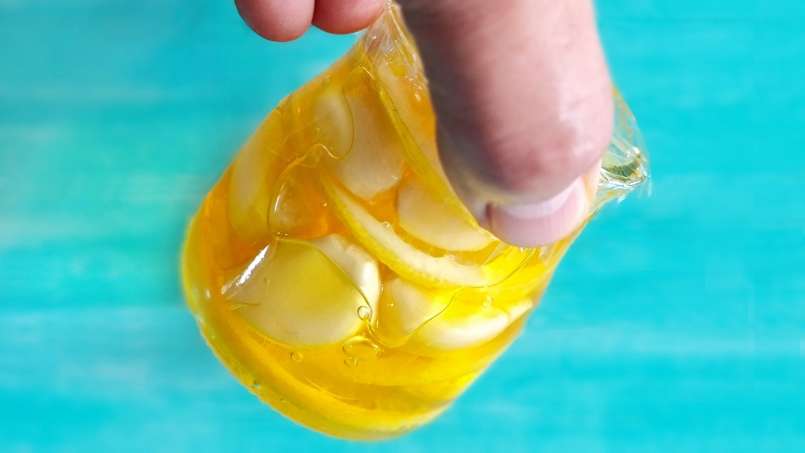 Česnek, med a citronový macerát, foto 6