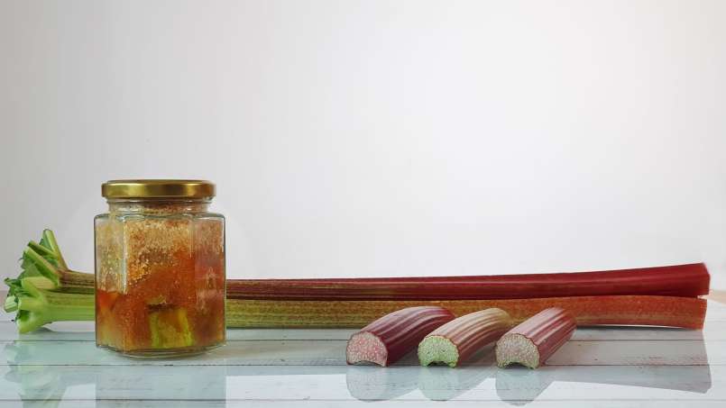 Rebarborový sirup s macerovaným cukrem, foto 5