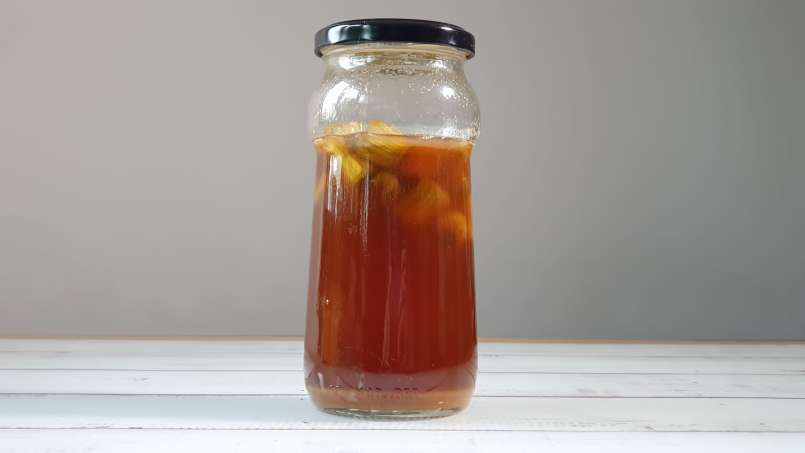 Rebarborový macerát s medem a zázvorem, foto 7