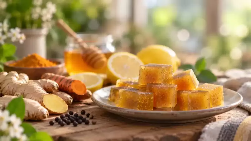 Kolagenové kostky forte s vitamínem C, kurkumou a zázvorem pro klouby